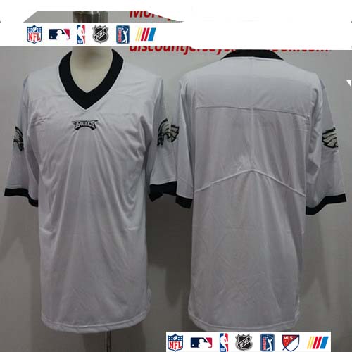 Personalized Eagles Blank White Untouchable Limited Jersey