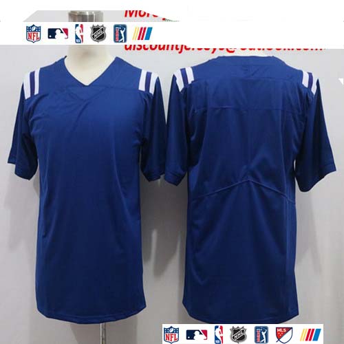 Personalized Colts Blank Blue Untouchable Limited Jersey