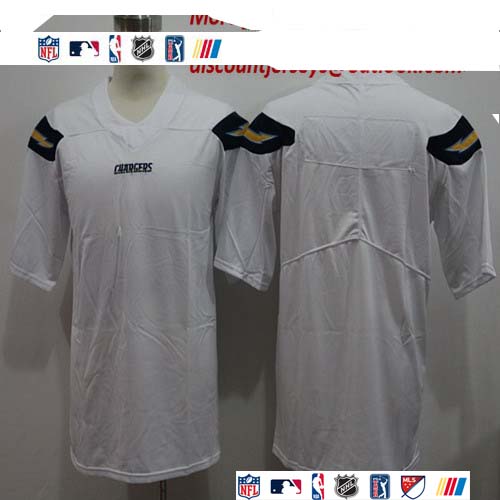 Personalized Chargers Blank White Untouchable Limited Jersey
