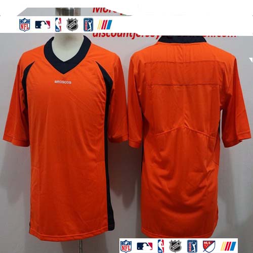 Personalized Broncos Blank Orange Untouchable Limited Jersey