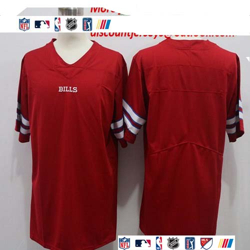 Personalized Bills Blank Red Untouchable Limited Jersey