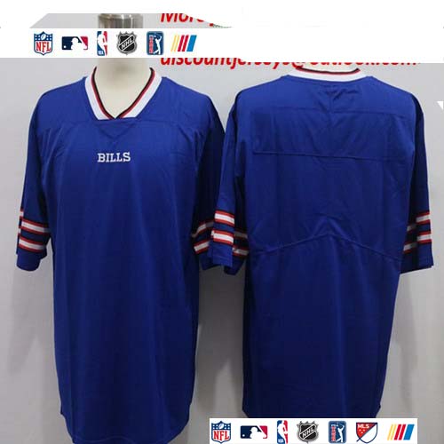 Personalized Bills Blank Blue Untouchable Limited Jersey