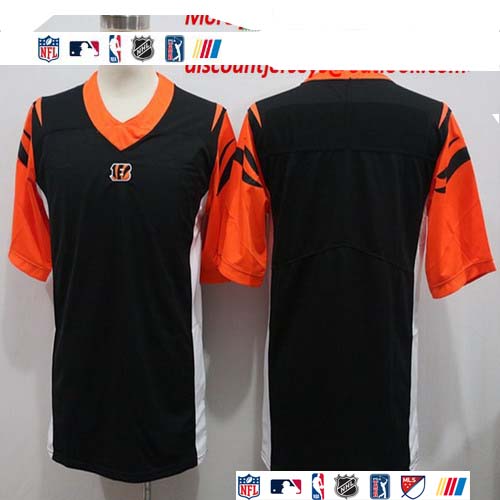 Personalized Bengals Blank Black Untouchable Limited Jersey