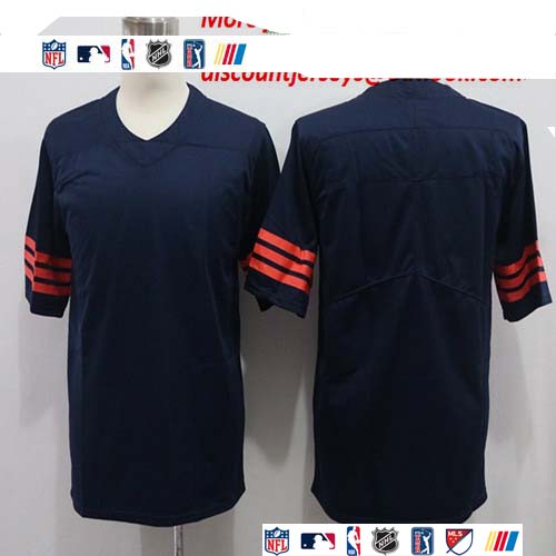 Personalized Bears Blank Navy Untouchable Limited Jersey