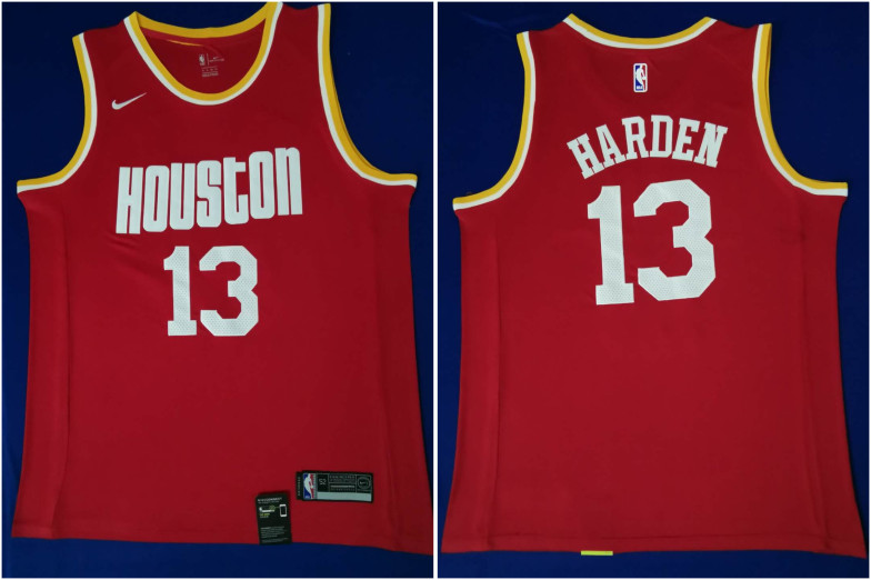 Personalized Rockets 13 James Harden Red Swingman Jersey