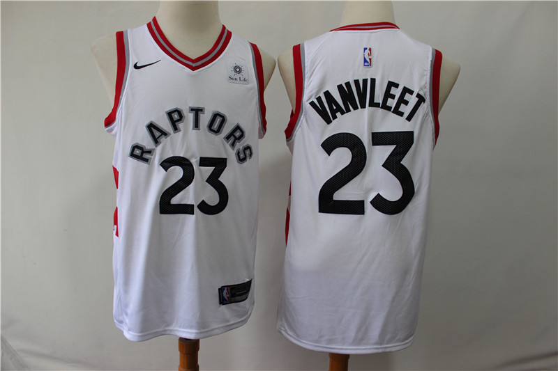 Personalized Raptors 23 Fred Vanvleet White Swingman Jersey