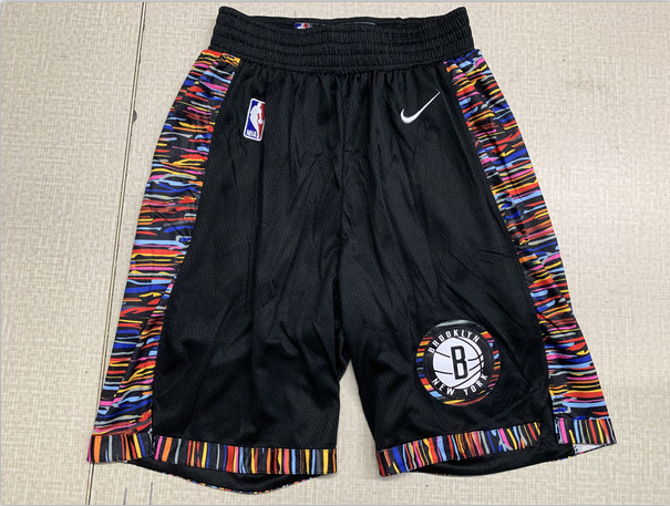 Personalized Nets Black City Edition Swingman Shorts