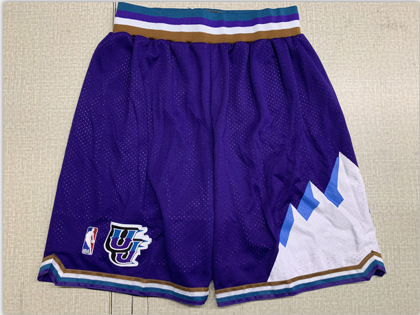 Personalized Jazz Purple Swingman Mesh Shorts