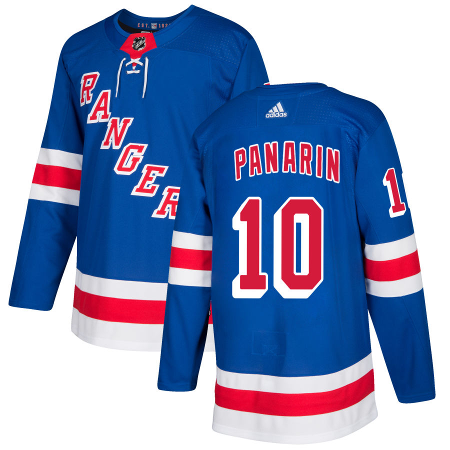 Personalized Rangers 10 Artemi Panarin Blue Jersey