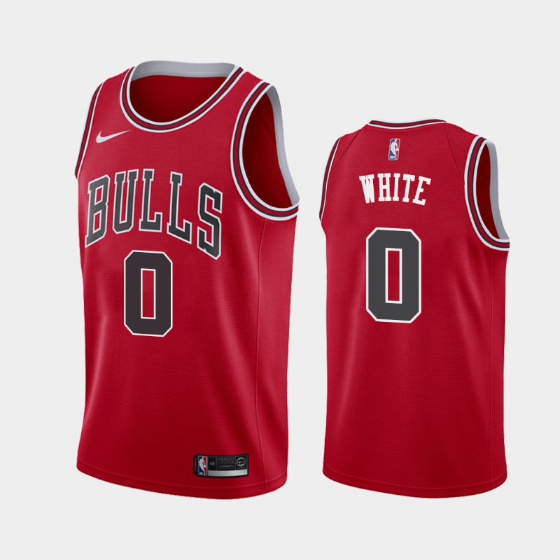 Personalized 2019 NBA Draft Chicago Bulls #0 Coby White Red Jersey