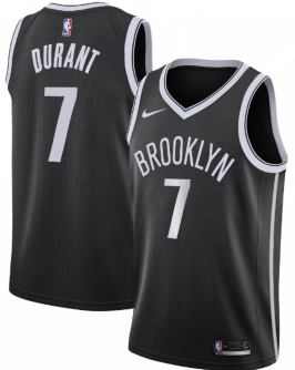 Personalized Men’s Brooklyn Nets #7 Kevin Durant Swingman Jersey