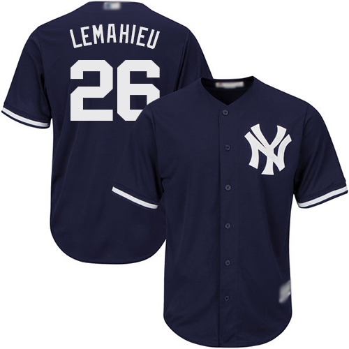 Personalized Yankees #26 DJ LeMahieu Navy blue Cool Base Stitched Youth Baseball Jersey