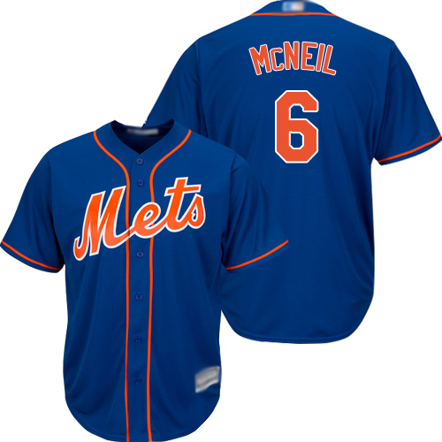 Personalized Mets #6 Jeff McNeil Blue Cool Base Stitched Youth Baseball Jersey