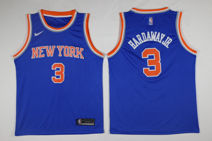 Personalized Knicks Tim Hardaway Jr. Royal Swingman Jersey