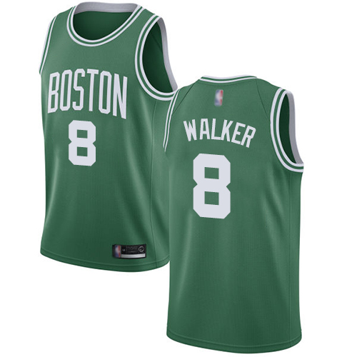 Personalized Celtics #8 Kemba Walker Green Basketball Swingman Icon Edition Jersey
