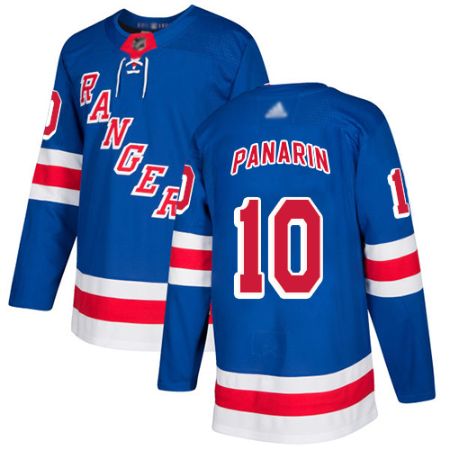 Personalized Rangers #10 Artemi Panarin Royal Blue Home Authentic Stitched Hockey Jersey