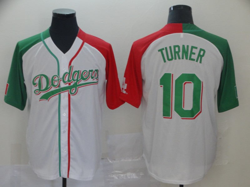 Personalized Dodgers 10 Justin Turner White Mexican Heritage Culture Night Jersey Mexico