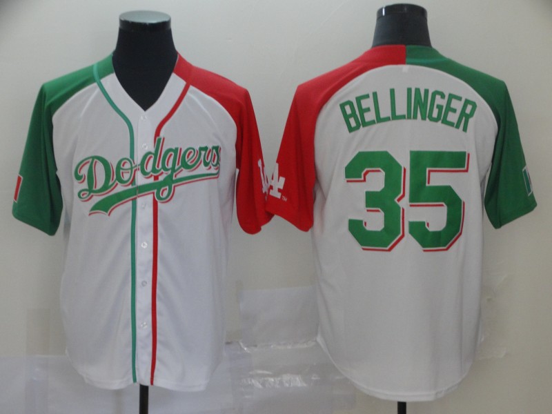Personalized Dodgers 35 Cody Bellinger White Mexican Heritage Culture Night Jersey Mexico
