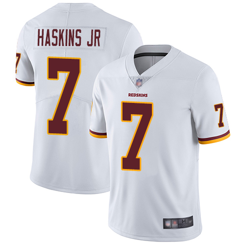 Personalized Redskins #7 Dwayne Haskins Jr White Youth Stitched Football Untouchable Limited Jersey