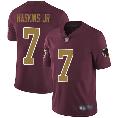 Personalized Redskins #7 Dwayne Haskins Jr Burgundy Red Alternate Youth Stitched Football Untouchable Limited Jersey