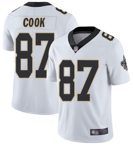 Personalized Saints 87 Jared Cook White Untouchable Limited Jesey