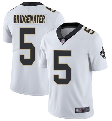Personalized Saints 5 Teddy Bridgewater White Untouchable Limited Jesey