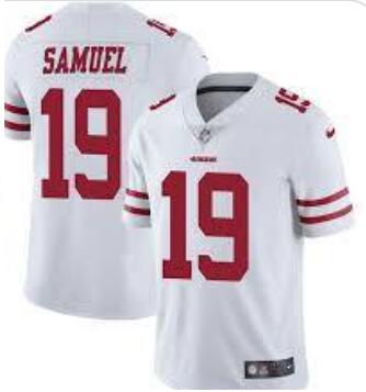 Personalized 49ers 19 Deebo Samuel White Untouchable Limited Jesey
