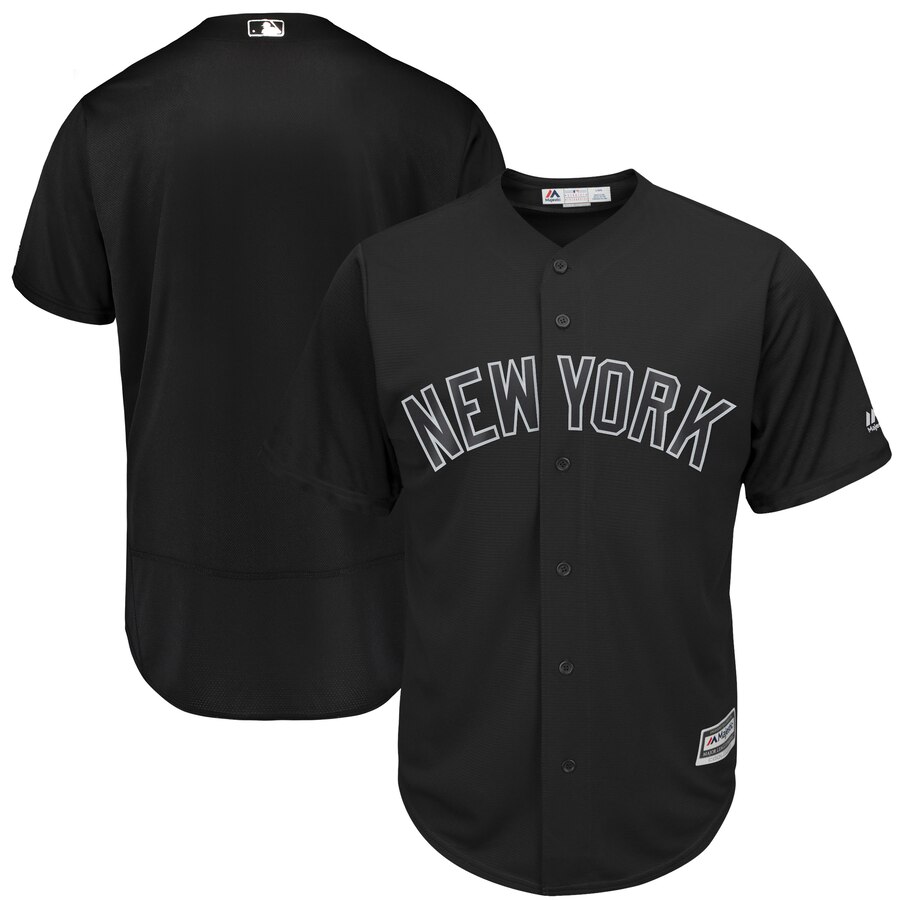Personalized Yankees Blank Black 2019 Players’ Weekend Authentic Player Jersey