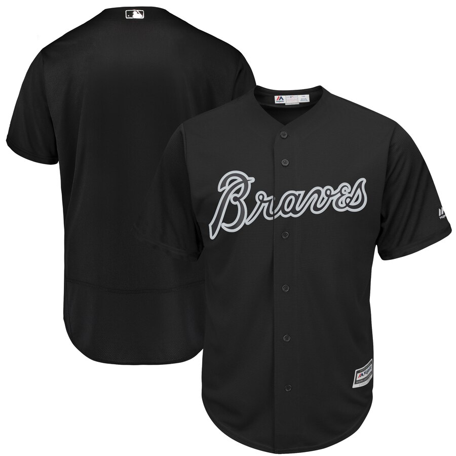 Personalized Braves Blank Black 2019 Players’ Weekend Authentic Player Jersey