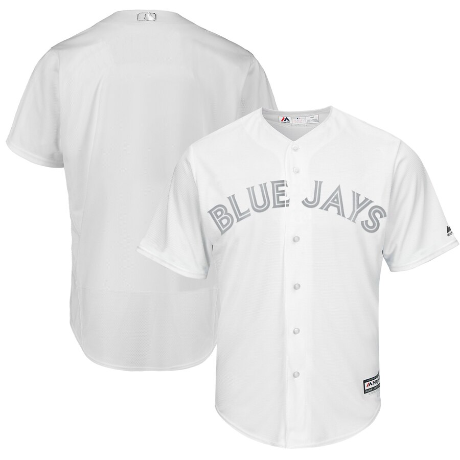 Personalized Blue Jays Blank White 2019 Players’ Weekend Player Jersey
