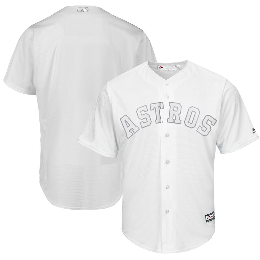 Personalized Astros Blank White 2019 Players’ Weekend Player Jersey