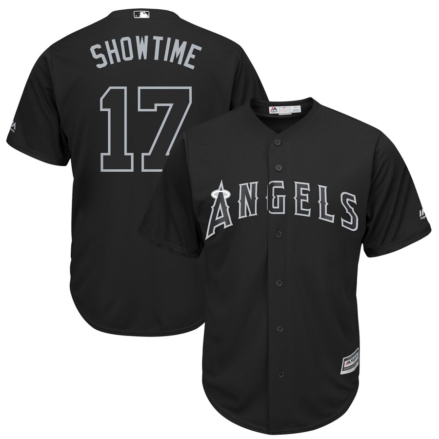 Personalized Angels 17 Shohei Ohtani Showtime Black 2019 Players’ Weekend Player Jersey