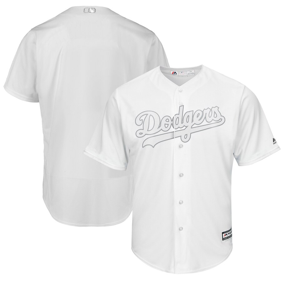 Personalized Dodgers Blank White 2019 Players’ Weekend Player Jersey