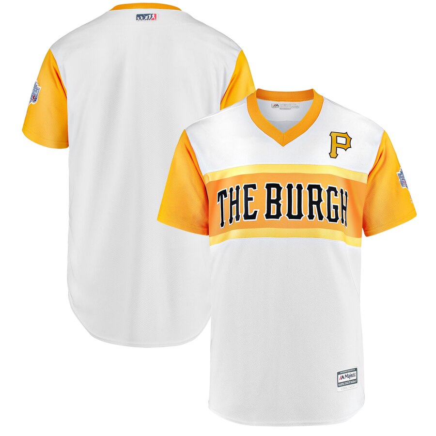 Personalized Pirates Blank White 2019 MLB Little League Classic Team Jersey
