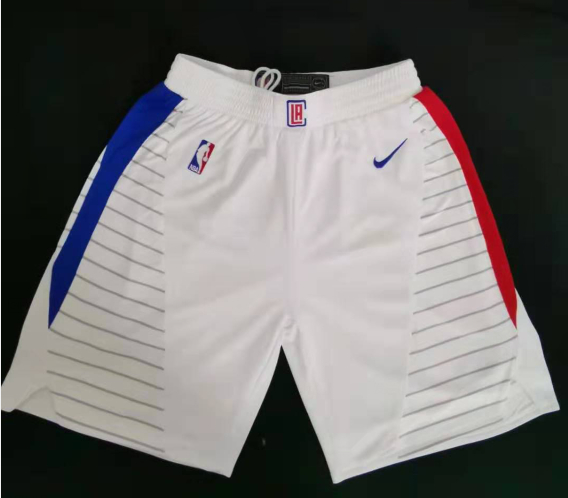 Personalized Clippers White Swingman Shorts