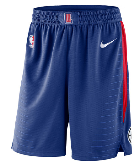 Personalized Clippers Blue City Edition Swingman Shorts