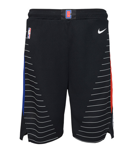 Personalized Clippers Black City Edition Swingman Shorts
