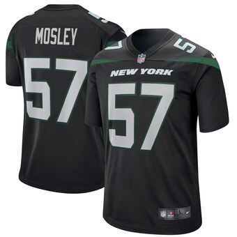 Personalized Men’s New York Jets #57 C.J. Mosley Gotham Black Limited Jersey