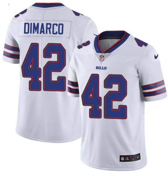 Personalized Bills 42 Patrick DiMarco White Untouchable Limited Jersey