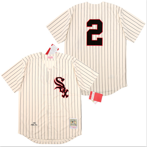 Personalized White Sox 2 Nellie Fox Cream 1959 Cooperstown Collection Jersey