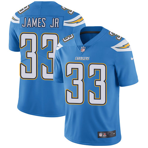 Personalized Chargers #33 Derwin James Jr Electric Blue Alternate Men’s Stitched Football Untouchable Limited Jersey