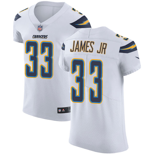 Personalized Chargers #33 Derwin James Jr White Men’s Stitched Football Untouchable Elite Jersey