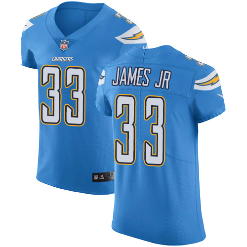 Personalized Chargers #33 Derwin James Jr Electric Blue Alternate Men’s Stitched Football Untouchable Elite Jersey