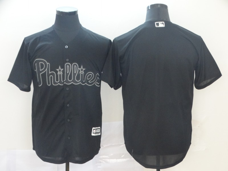 Personalized Phillies Blank Black 2019 Players’ Weekend Authentic Player Jersey