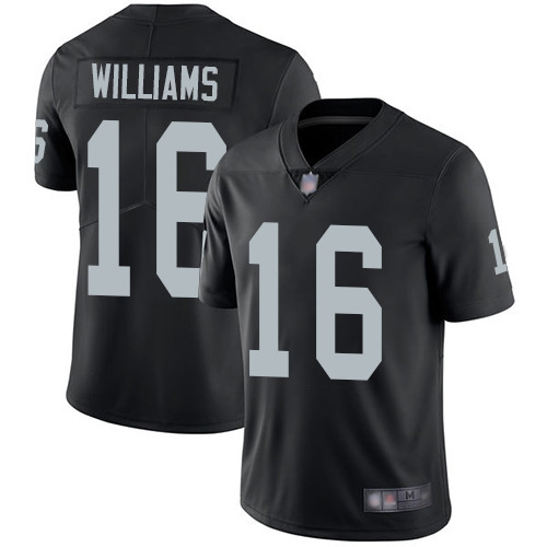 Personalized Raiders #16 Tyrell Williams Black Team Color Men’s Stitched Football Untouchable Limited Jersey