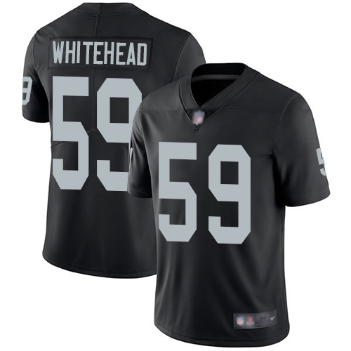 Personalized Raiders #59 Tahir Whitehead Black Team Color Men’s Stitched Football Untouchable Limited Jersey