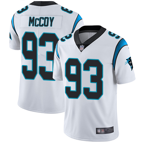 Personalized Panthers #93 Gerald McCoy White Men’s Stitched Football Untouchable Limited Jersey