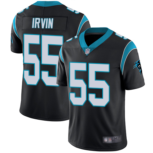 Personalized Panthers #55 Bruce Irvin Black Team Color Men’s Stitched Football Untouchable Limited Jersey