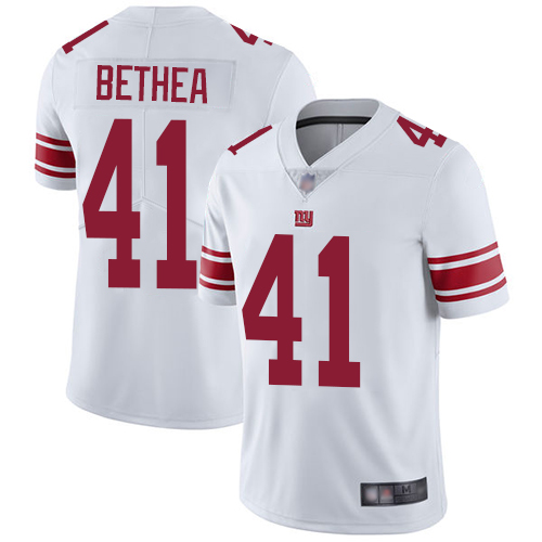 Personalized Giants #41 Antoine Bethea White Men’s Stitched Football Untouchable Limited Jersey