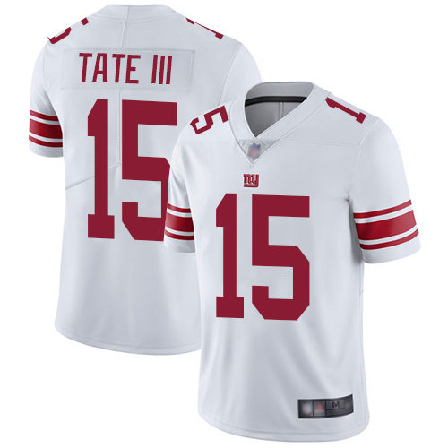 Personalized Giants #15 Golden Tate III White Men’s Stitched Football Untouchable Limited Jersey